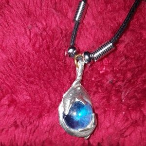 aqua dolphins necklace
